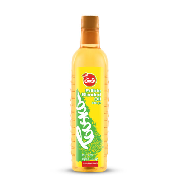 روغن مایع مخلوط کانولا و ذرت 810 گرمی توسکا